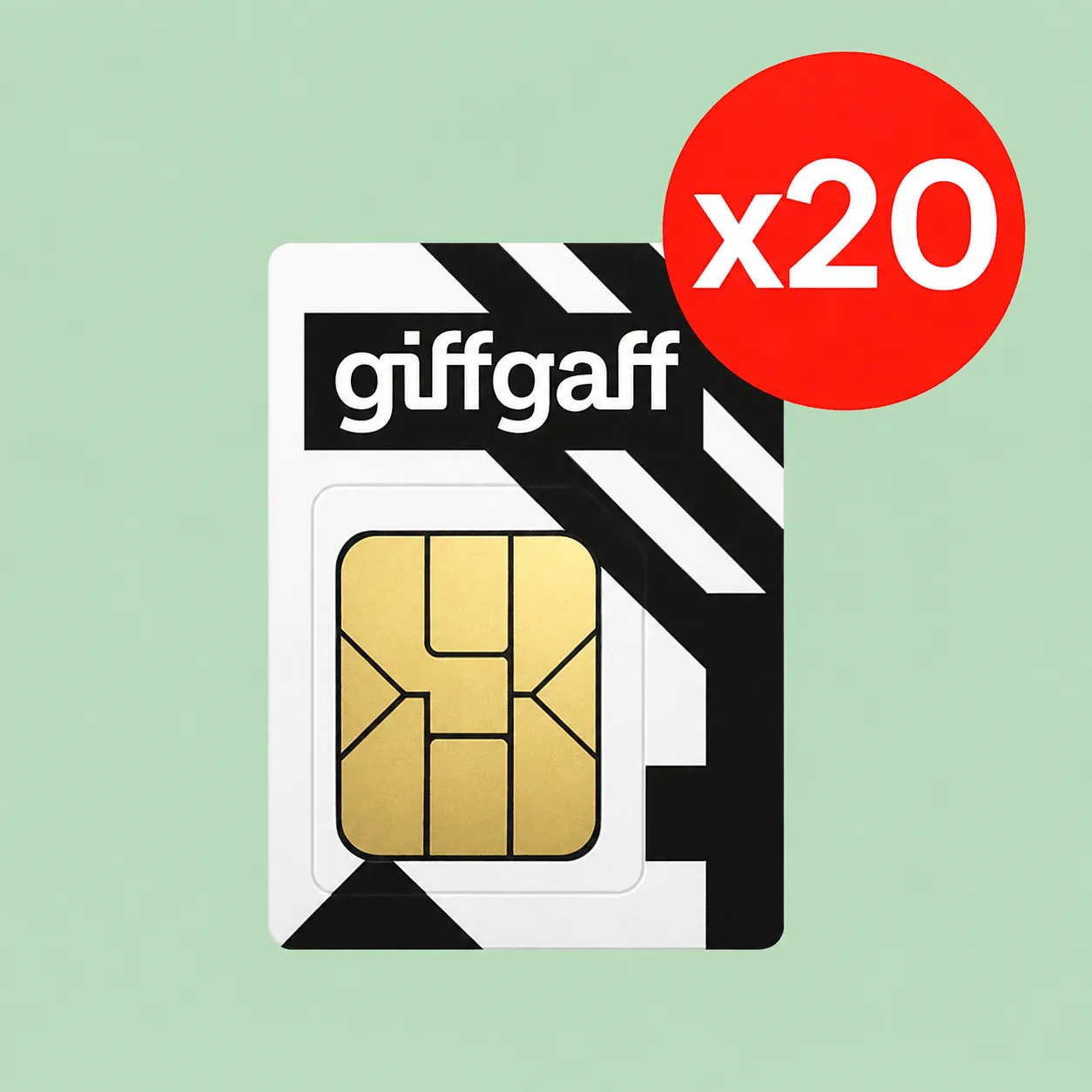 20 SIM no KYC Giffgaff